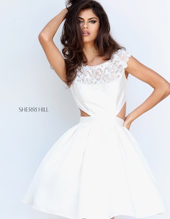 Sherri Hill 50682 #2 Ivory vertical thumbnail