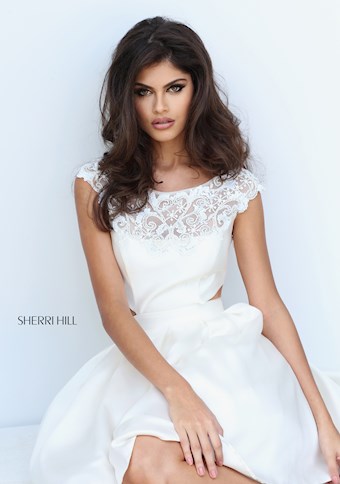 Sherri Hill 50682 #7 Ivory vertical thumbnail