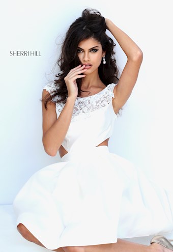Sherri Hill 50682 #4 Ivory vertical thumbnail