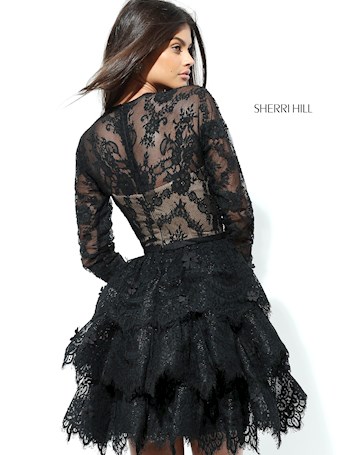 Sherri Hill 50686 #4 Black vertical thumbnail