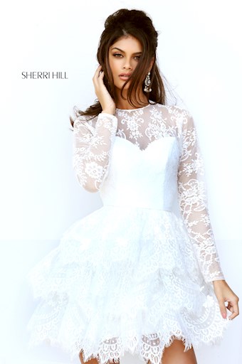 Sherri Hill 50686 #1 Ivory vertical thumbnail