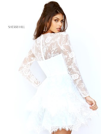 Sherri Hill 50686 #7 Ivory vertical thumbnail
