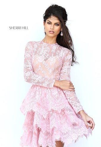 Sherri Hill 50686 #8 Blush vertical thumbnail