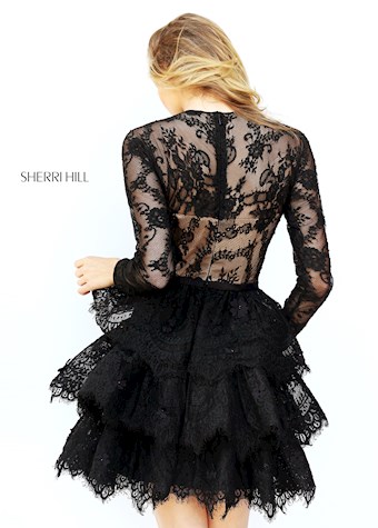 Sherri Hill 50686 #10 Black vertical thumbnail