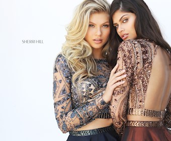 Sherri Hill 50693 #4 Navy Ruby vertical thumbnail