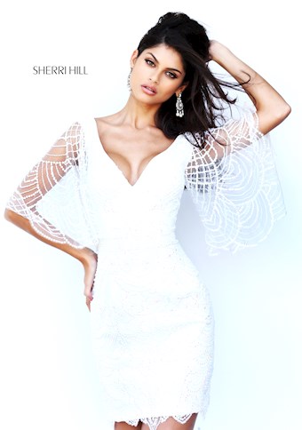 Sherri Hill 50696 #1 Ivory vertical thumbnail