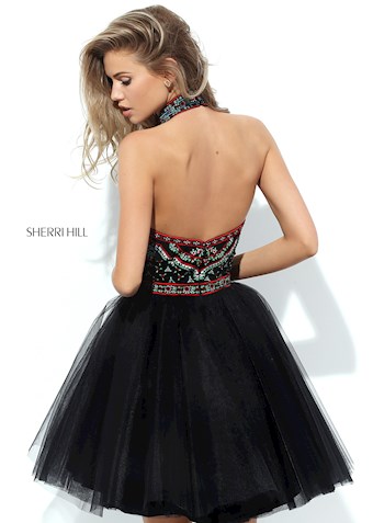 Sherri Hill 50707 #1 Black/Multi vertical thumbnail