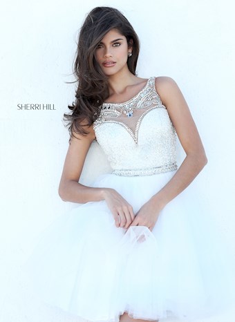 Sherri Hill 50708 #0 default Ivory frontface vertical thumbnail