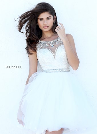 Sherri Hill 50708 #4 Ivory vertical thumbnail