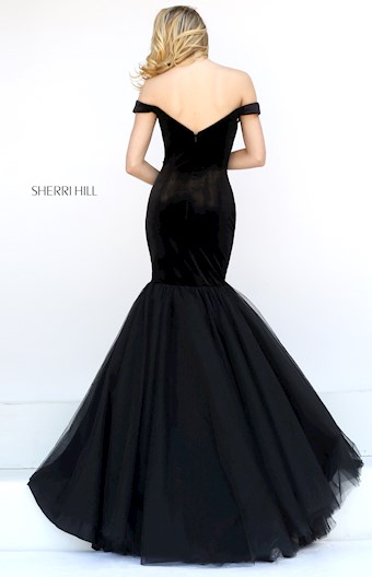 Sherri Hill 50717 #1 Black vertical thumbnail