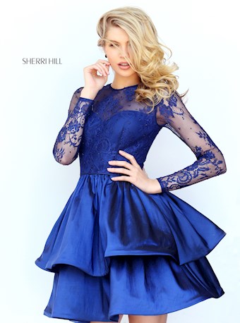 Sherri Hill 50720 #7 Navy vertical thumbnail