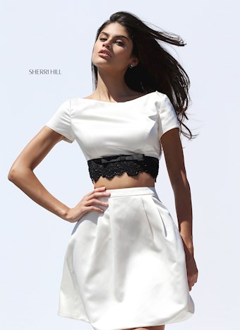 Sherri Hill 50724 #0 default Ivory frontface vertical thumbnail