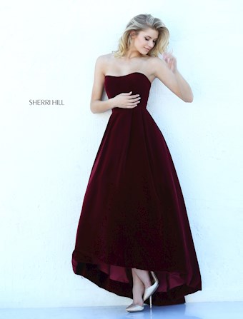Sherri Hill 50735 #2 Wine vertical thumbnail