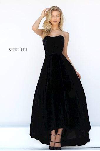Sherri Hill 50735 #15 Black vertical thumbnail
