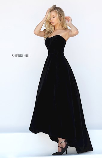 Sherri Hill 50735 #11 Black vertical thumbnail
