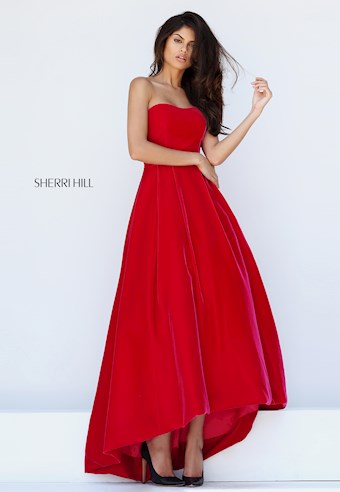 Sherri Hill 50735 #1 Red vertical thumbnail