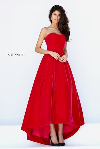 Sherri Hill 50735 #13 Red vertical thumbnail