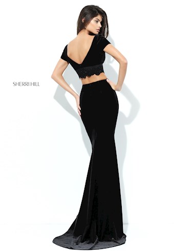 Sherri Hill 50736 #1 Black vertical thumbnail