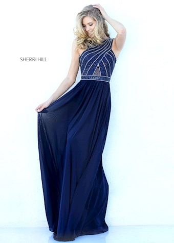 Sherri Hill 50759 #1 Navy vertical thumbnail