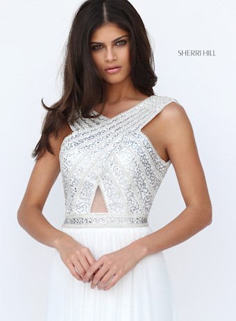Sherri Hill 50759 #5 Ivory vertical thumbnail