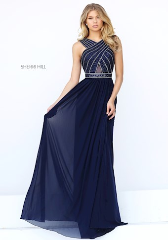Sherri Hill 50759 #6 Navy vertical thumbnail