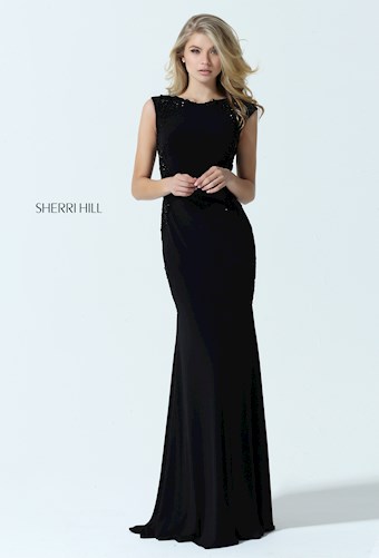 Sherri Hill 50763 #6 Black vertical thumbnail