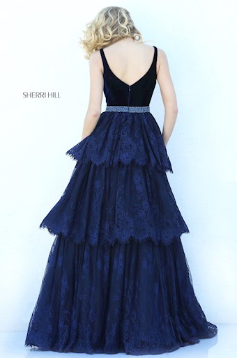 Sherri Hill 50771 #1 Navy vertical thumbnail