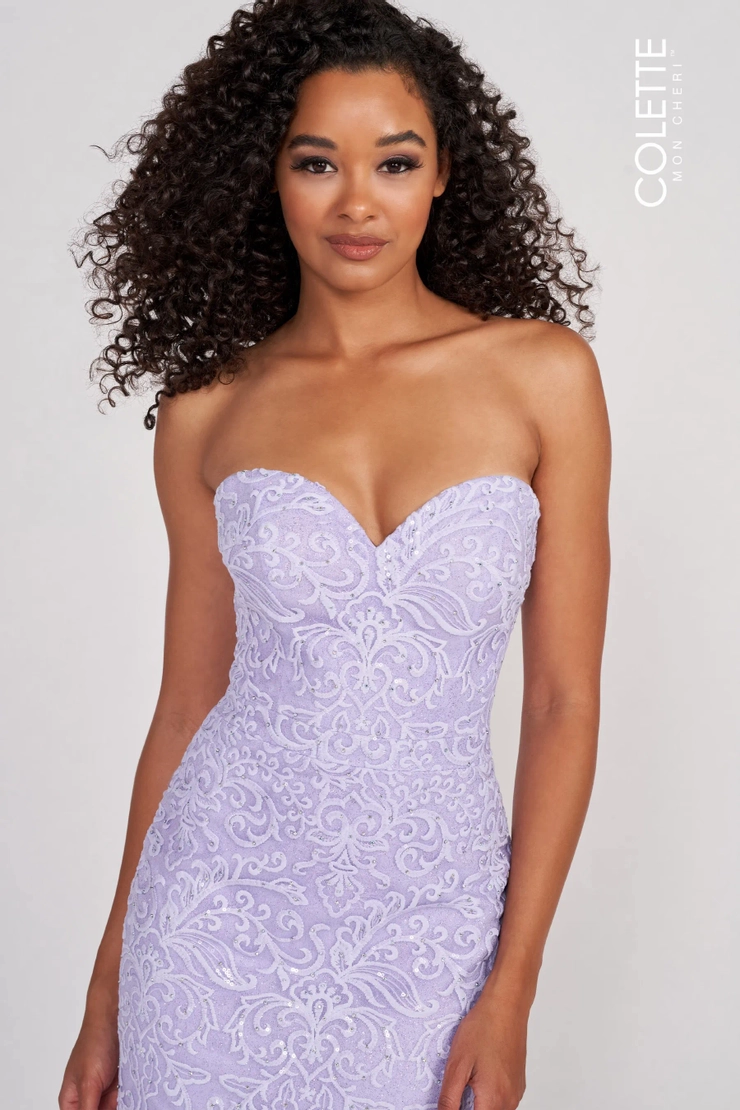 Colette by Daphne Style #CL2005 #1 Lilac frontface vertical picture