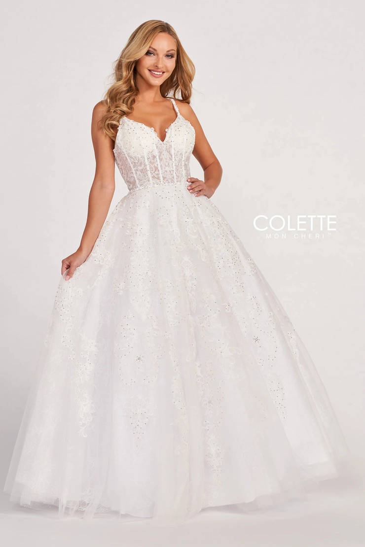 Colette by Daphne Style #CL2026 #1 Diamond White frontface vertical picture