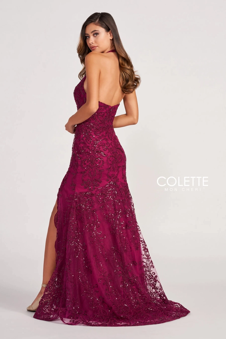 Colette by Daphne Style #CL2027 #5 default Cabernet backface vertical picture