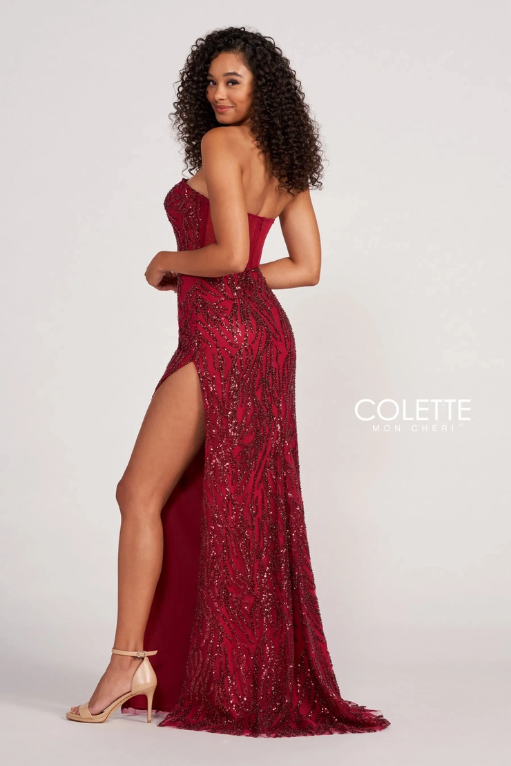 Colette by Daphne Style #CL2082 #4 default Cabernet backface vertical picture