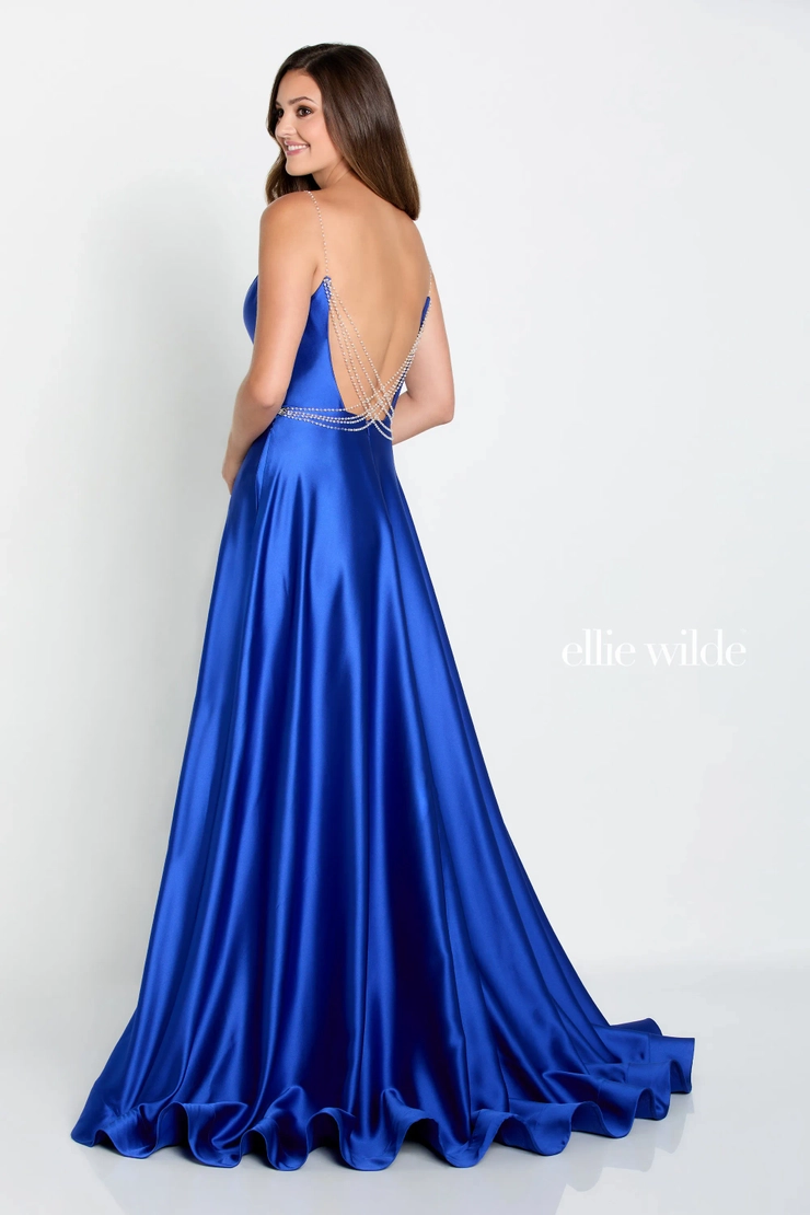 EW34096 Ladies and Gentlemen, her. #2 Royal Blue backface vertical picture