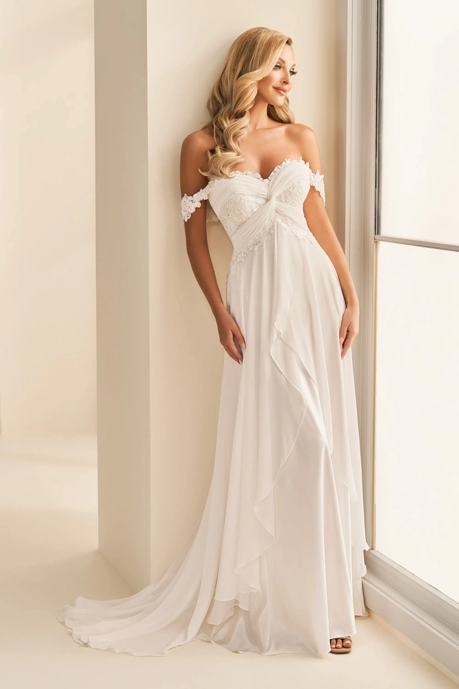 Chéri mie1014 shop's★ Ball Gown Wedding Dress with Corset and Detachable Off-the
