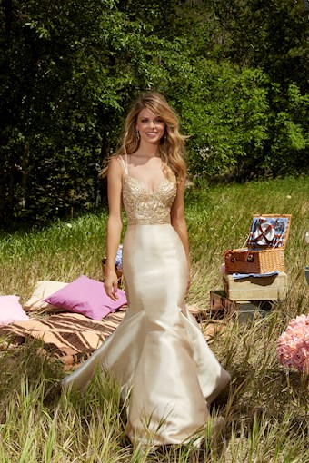 Morilee 99013 #1 Champagne/Gold vertical thumbnail