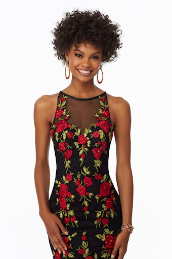 Morilee 99019 #2 Black/Red vertical thumbnail