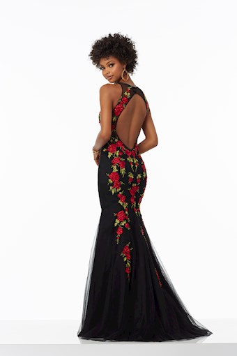 Morilee 99019 #3 Black/Red vertical thumbnail