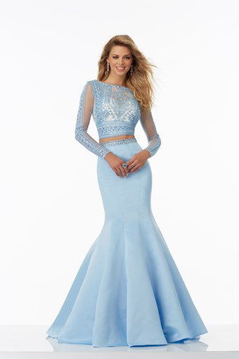 Morilee 99029 #0 default Light Blue frontface vertical thumbnail