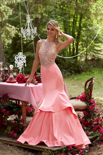 Morilee 99031 #2 Coral vertical thumbnail