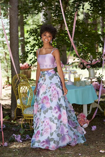 Morilee 99037 #4 Lilac Floral vertical thumbnail
