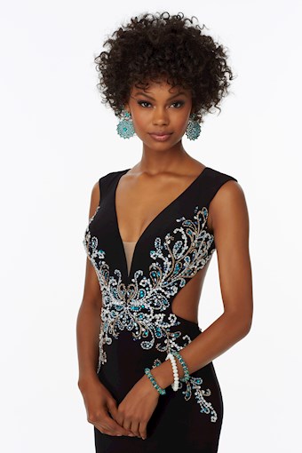 Morilee 99082 #4 Black/Multi vertical thumbnail