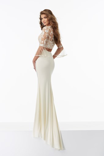 Morilee 99085 #1 Ivory/Nude vertical thumbnail