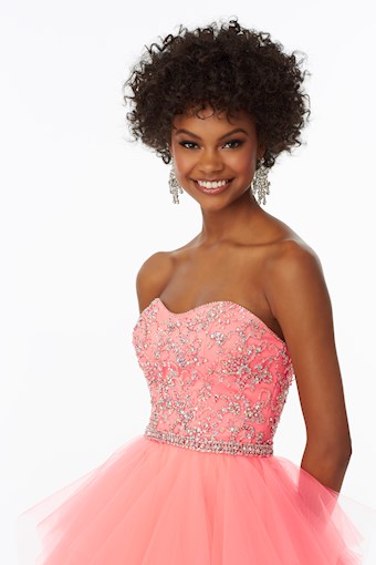 Morilee 99086 #1 Coral Burst vertical thumbnail