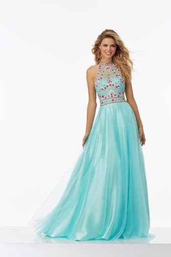 Morilee 99093 #5 Aqua vertical thumbnail