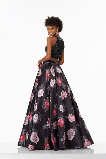 Morilee 99096 #3 Black Floral vertical thumbnail