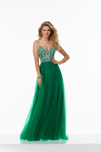 Morilee 99103 #0 default Emerald frontface vertical thumbnail