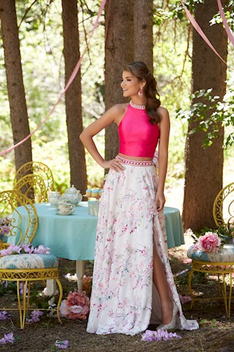 Morilee 99105 #1 Hot Pink/Multi vertical thumbnail