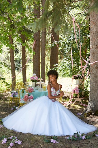 Morilee 99107 #2 White/Multi vertical thumbnail