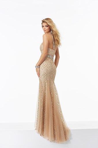 Morilee 99138 #2 Nude/Gold vertical thumbnail