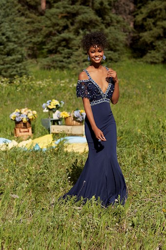 Morilee 99144 #3 Navy vertical thumbnail