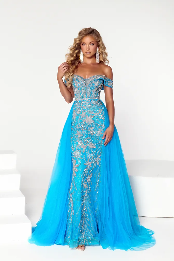 portia and scarlett midi dress Portia and Scarlett Evening PS1912S NYC Glamour Couture | NYC Fashion Boutique New York City NY, Astoria Queens NY | Terani | Jovani